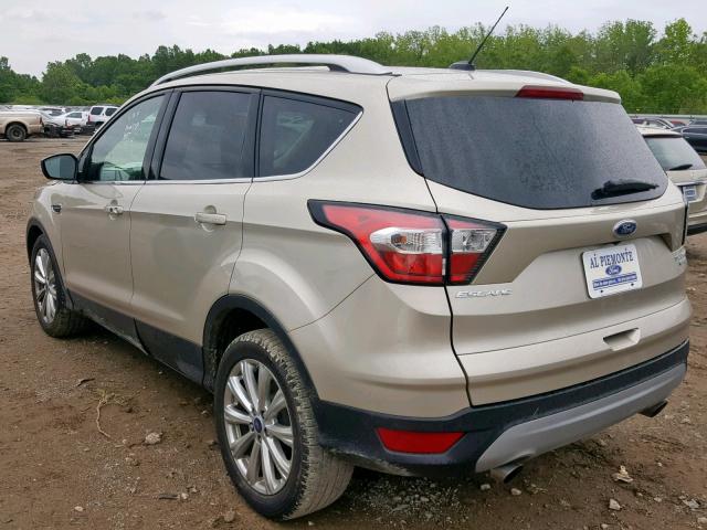 1FMCU0J9XHUD86537 - 2017 FORD ESCAPE TIT GOLD photo 3