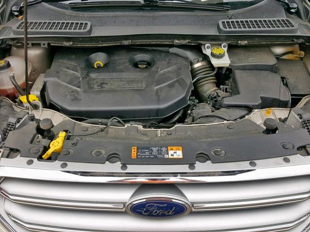 1FMCU0J9XHUD86537 - 2017 FORD ESCAPE TIT GOLD photo 7