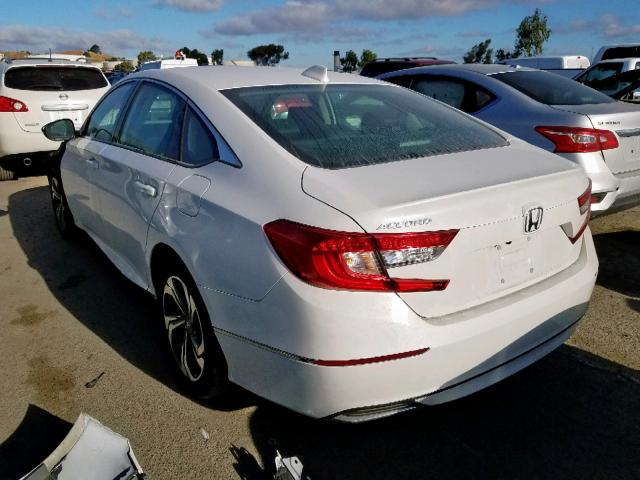 1HGCV1F55JA095109 - 2018 HONDA ACCORD EXL WHITE photo 3