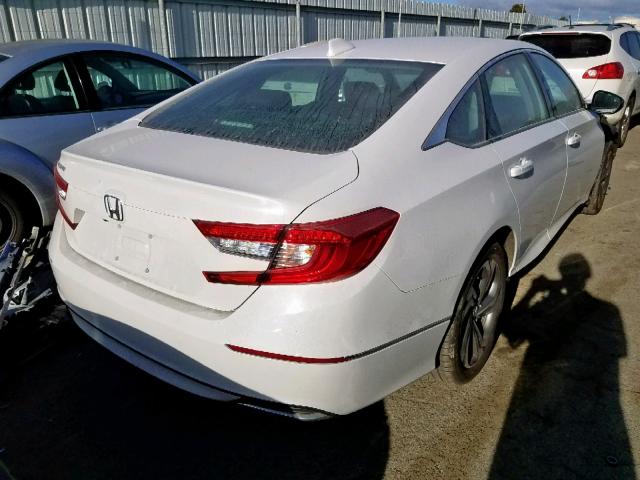 1HGCV1F55JA095109 - 2018 HONDA ACCORD EXL WHITE photo 4