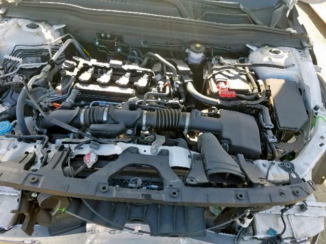 1HGCV1F55JA095109 - 2018 HONDA ACCORD EXL WHITE photo 7