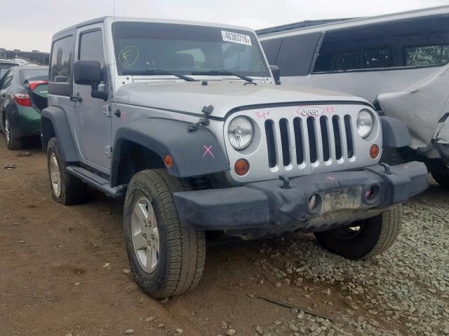 1J4AA2D12BL617766 - 2011 JEEP WRANGLER S SILVER photo 1