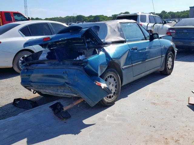 6MPCT01Z3P8644162 - 1993 MERCURY CAPRI GREEN photo 4