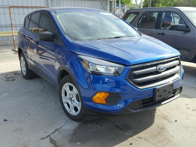 1FMCU0F75JUC69946 - 2018 FORD ESCAPE S BLUE photo 1