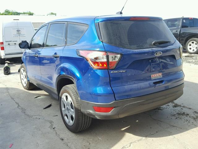 1FMCU0F75JUC69946 - 2018 FORD ESCAPE S BLUE photo 3