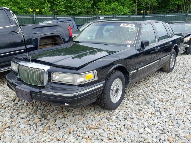 1LNLM81W7VY759283 - 1997 LINCOLN TOWN CAR E BLACK photo 2