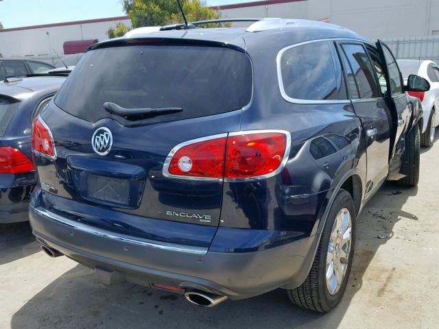 5GAKVDED5CJ280043 - 2012 BUICK ENCLAVE BLUE photo 4