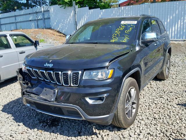 1C4RJFBG0HC630872 - 2017 JEEP GRAND CHER BLACK photo 2