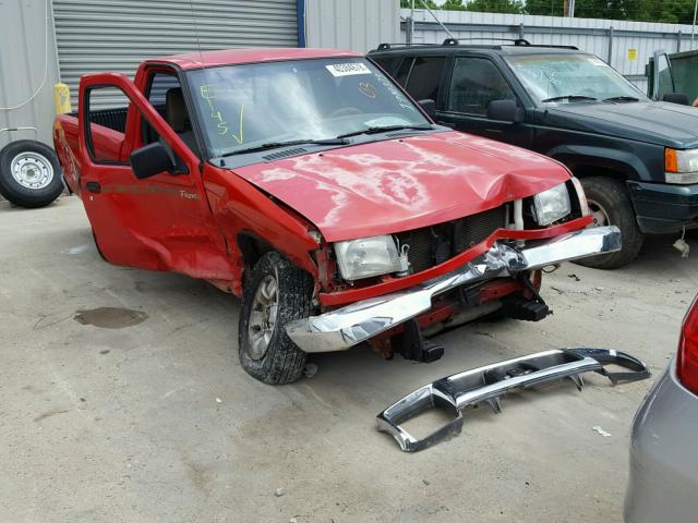1N6DD21S7WC323631 - 1998 NISSAN FRONTIER X RED photo 1