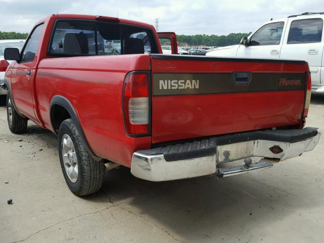 1N6DD21S7WC323631 - 1998 NISSAN FRONTIER X RED photo 3