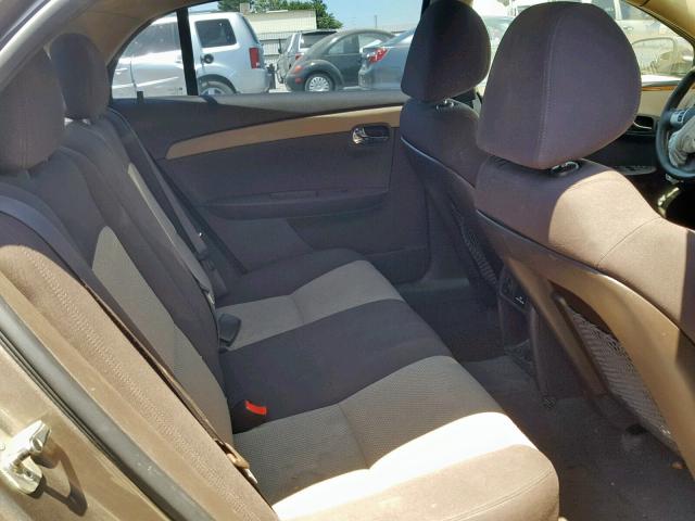 1G1ZC5E15BF186768 - 2011 CHEVROLET MALIBU 1LT 银色 照片 6