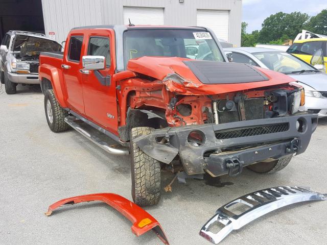 5GNEN13L098100150 - 2009 HUMMER H3T ALPHA ORANGE photo 1