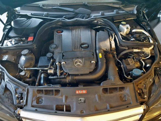 WDDGF4HB9CR222648 - 2012 MERCEDES-BENZ C 250 BLACK photo 7