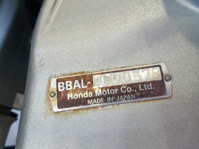 BBAL4600578 - 2004 HONDA 75HP SILVER photo 10