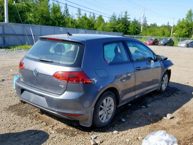 3VW817AU4GM002266 - 2016 VOLKSWAGEN GOLF BASE 灰色 照片 4