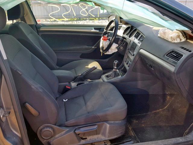 3VW817AU4GM002266 - 2016 VOLKSWAGEN GOLF BASE 灰色 照片 5