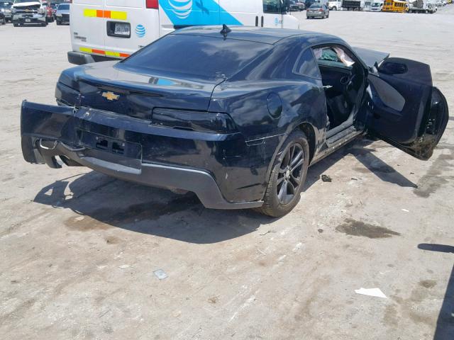 2G1FB1E33F9150723 - 2015 CHEVROLET CAMARO LS BLACK photo 4