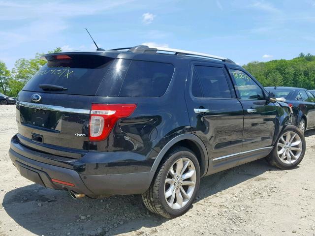 1FMHK8F87BGA09650 - 2011 FORD EXPLORER L BLACK photo 4