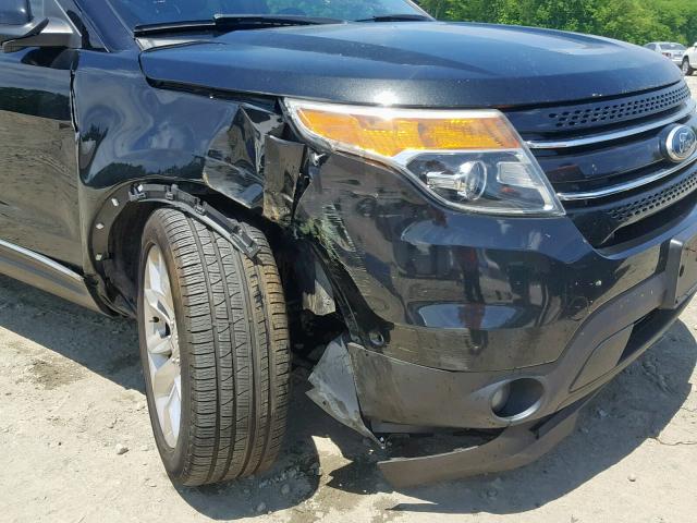 1FMHK8F87BGA09650 - 2011 FORD EXPLORER L BLACK photo 9