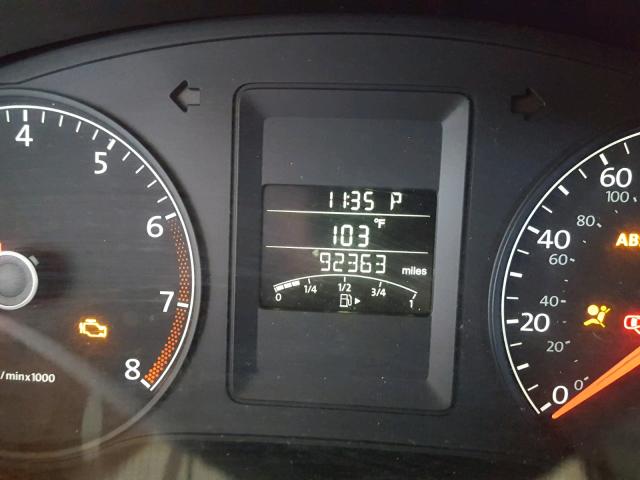 3VW2K7AJXCM397430 - 2012 VOLKSWAGEN JETTA BASE 红色 照片 8