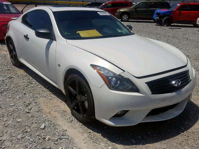 JN1CV6EK3EM111723 - 2014 INFINITI Q60 JOURNE WHITE photo 1