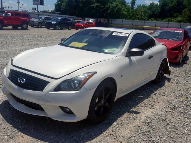 JN1CV6EK3EM111723 - 2014 INFINITI Q60 JOURNE WHITE photo 2