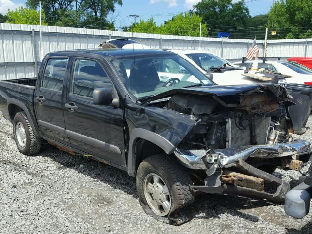 1GCDT136368118374 - 2006 CHEVROLET COLORADO BLACK photo 1