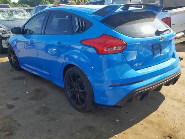 WF0DP3TH8H4121442 - 2017 FORD FOCUS RS BLUE photo 3