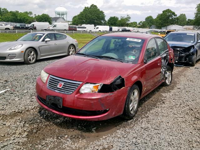 1G8AJ55F27Z155113 - 2007 SATURN ION LEVEL RED photo 2