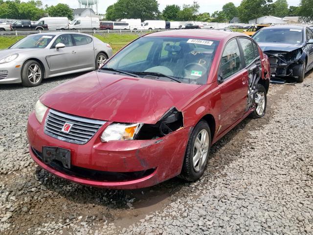 1G8AJ55F27Z155113 - 2007 SATURN ION LEVEL RED photo 9