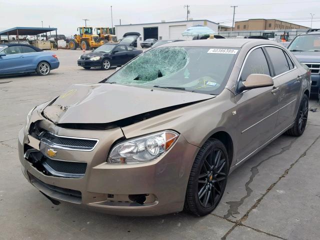 1G1ZH57B78F267044 - 2008 CHEVROLET MALIBU 1LT 棕色 照片 2