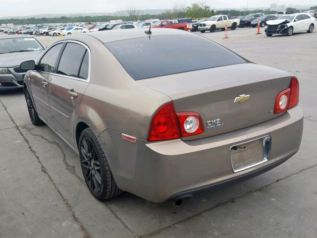 1G1ZH57B78F267044 - 2008 CHEVROLET MALIBU 1LT 棕色 照片 3