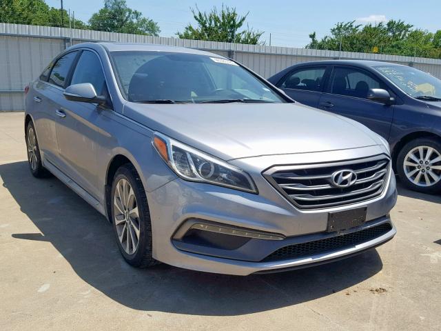 5NPE34AF0GH371244 - 2016 HYUNDAI SONATA SPO GRAY photo 1