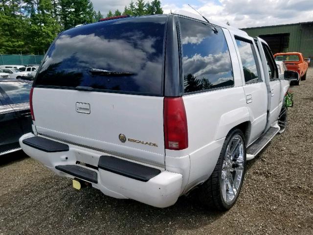 1GYEK13R1YR120813 - 2000 CADILLAC ESCALADE WHITE photo 4