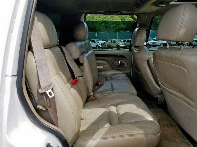 1GYEK13R1YR120813 - 2000 CADILLAC ESCALADE WHITE photo 6