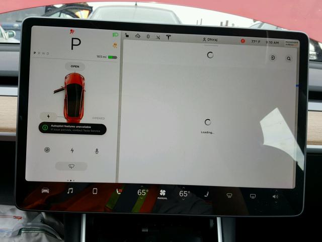 5YJ3E1EA2JF014488 - 2018 TESLA MODEL 3 RED photo 9