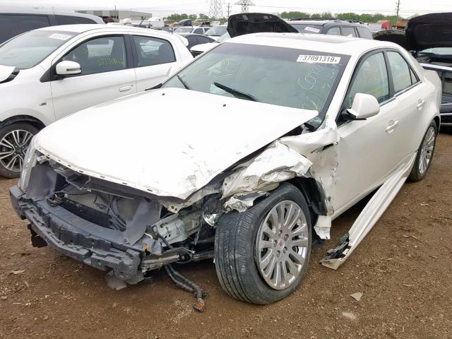 1G6DS5EV4A0138318 - 2010 CADILLAC CTS PREMIU WHITE photo 2