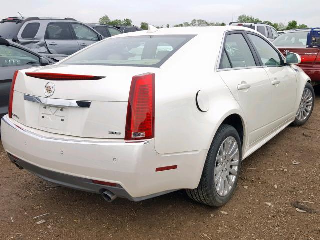 1G6DS5EV4A0138318 - 2010 CADILLAC CTS PREMIU WHITE photo 4