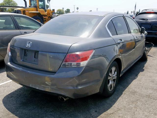 JHMCP26469C004871 - 2009 HONDA ACCORD LXP GRAY photo 4