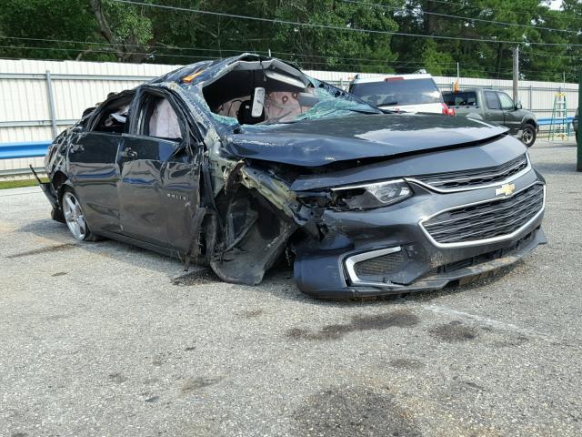 1G1ZB5ST6HF194864 - 2017 CHEVROLET MALIBU LS ნაცრისფერი ფოტო 1