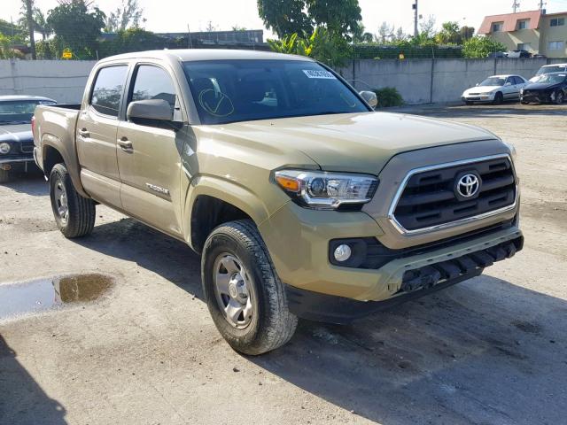 5TFAZ5CN2GX012991 - 2016 TOYOTA TACOMA DOU CREAM photo 1