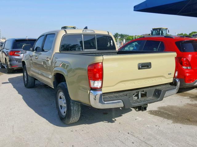 5TFAZ5CN2GX012991 - 2016 TOYOTA TACOMA DOU CREAM photo 3