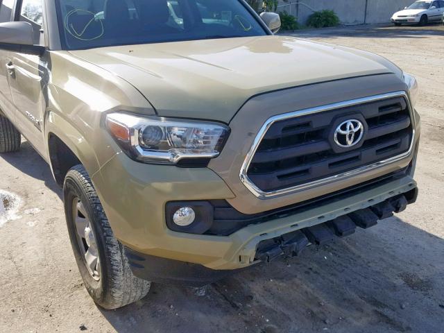 5TFAZ5CN2GX012991 - 2016 TOYOTA TACOMA DOU CREAM photo 9