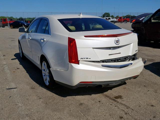 1G6AG5RX9D0127478 - 2013 CADILLAC ATS WHITE photo 3