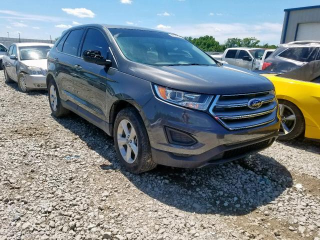 2FMPK3G97GBB03368 - 2016 FORD EDGE SE CHARCOAL photo 1