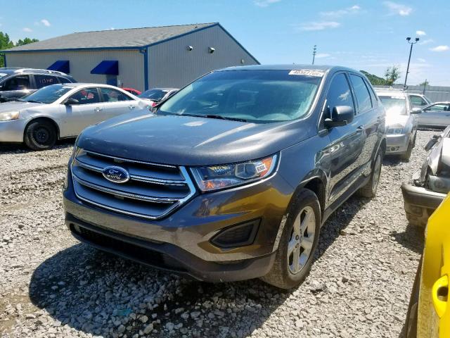 2FMPK3G97GBB03368 - 2016 FORD EDGE SE CHARCOAL photo 2