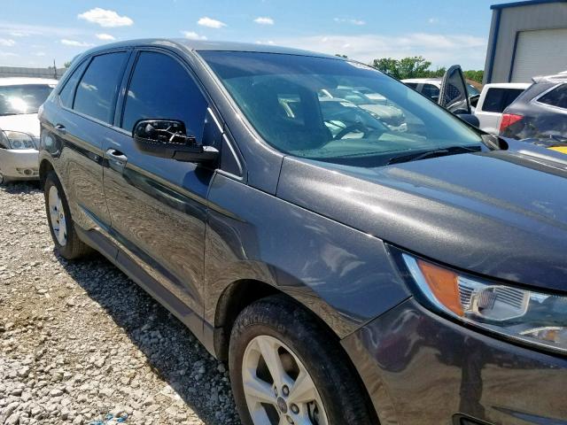 2FMPK3G97GBB03368 - 2016 FORD EDGE SE CHARCOAL photo 9