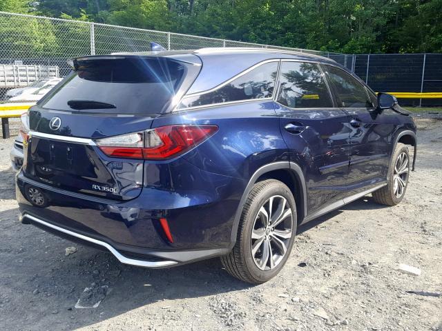 JTJDZKCA1J2013639 - 2018 LEXUS RX 350 L BLUE photo 4