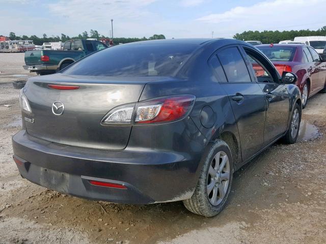 JM1BL1VF7B1496057 - 2011 MAZDA 3 I GRAY photo 4