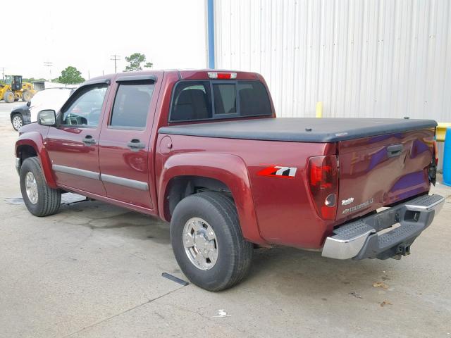 1GCDS43E988232071 - 2008 CHEVROLET COLORADO L MAROON photo 3